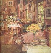 Childe Hassam The Room of Flowers (nn03) oil painting picture wholesale